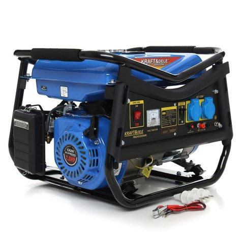 Agregat Prądotwórczy Przenośny Jednofazowy 230V/12V 3000W 7KM Kraft&Dele