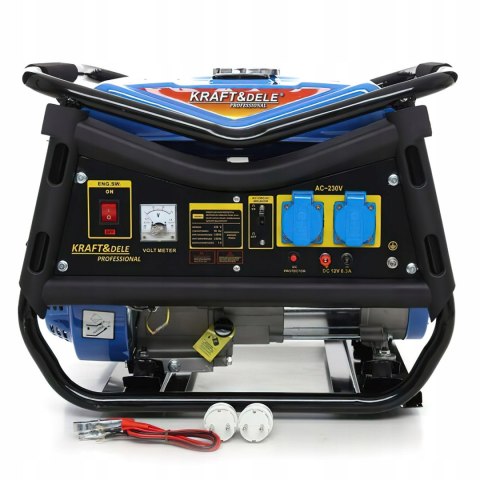 Agregat Prądotwórczy Przenośny Jednofazowy 230V/12V 3000W 7KM Kraft&Dele