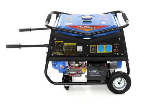 Agregat Prądotwórczy Przenośny Jednofazowy 230V/12V 5000W 7KM Kraft&Dele