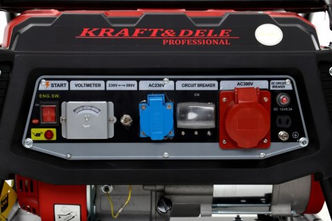 Agregat Prądotwórczy Przenośny Trójfazowy Kraft&Dele 3000 W Benzyna