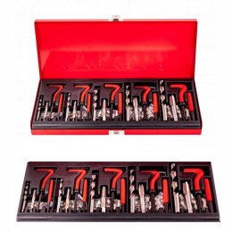 Gwintowniki Zestaw Naprawczy do Gwintów 131 Elementów Sztuk Kraft&Dele