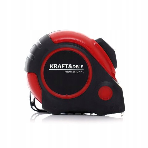 Metrówka Zwijana 5m x 25mm Stalowa Hamulec Taśma Miernicza Kraft&Dele