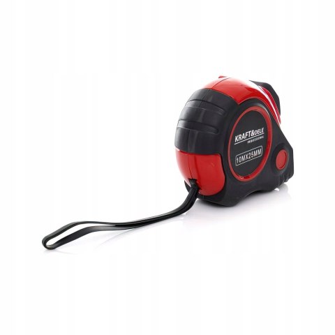 Metrówka Zwijana 5m x 25mm Stalowa Hamulec Taśma Miernicza Kraft&Dele