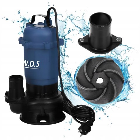 Pompa Zatapialna Wody Czystej Brudnej W.D.S 2850W 2" 30.000 l/h