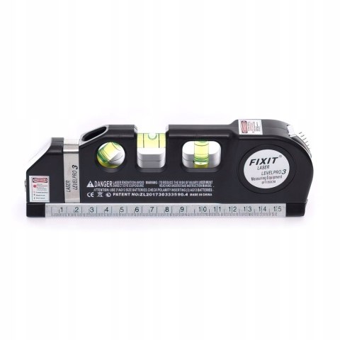 Poziomica Laserowa Libella z miarą 250 cm 2.5 m Kraft&Dele