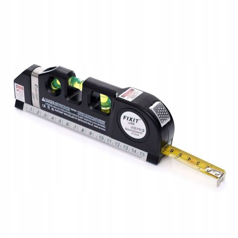 Poziomica Laserowa Libella z miarą 250 cm 2.5 m Kraft&Dele