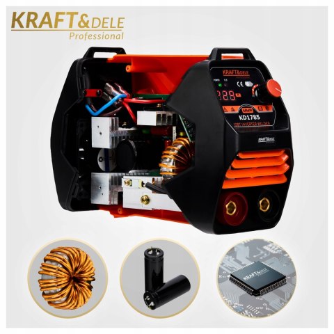 SPAWARKA INWERTOROWA INWERTEROWA 330A LCD MMA IGBT TIG LIFT MASKA PRZEWODY