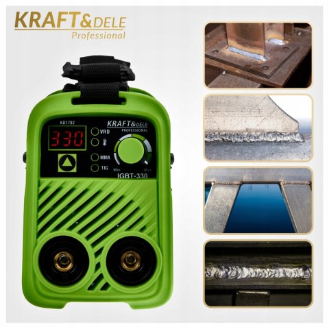 SPAWARKA INWERTOROWA INWERTEROWA 330A LCD MMA IGBT TIG LIFT MASKA PRZEWODY