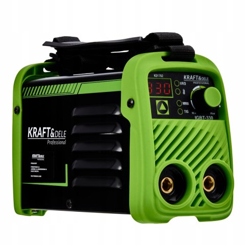 SPAWARKA INWERTOROWA INWERTEROWA 330A LCD MMA IGBT TIG LIFT MASKA PRZEWODY