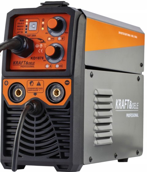 Spawarka Inwertorowa Kraft&Dele 20-330 A MIG MAG MMA FLUX 4w1 Inwerterowa