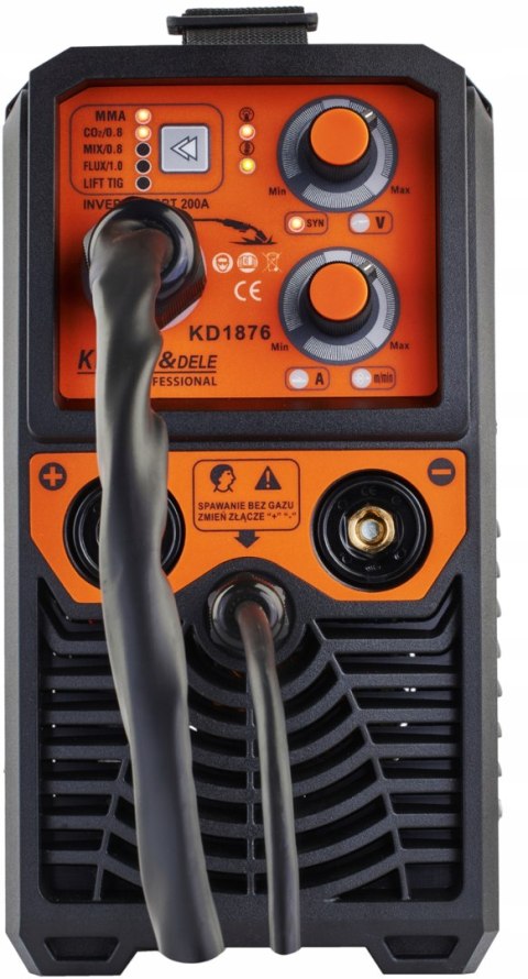 Spawarka Inwertorowa Kraft&Dele 20-330 A MIG MAG MMA FLUX 4w1 Inwerterowa