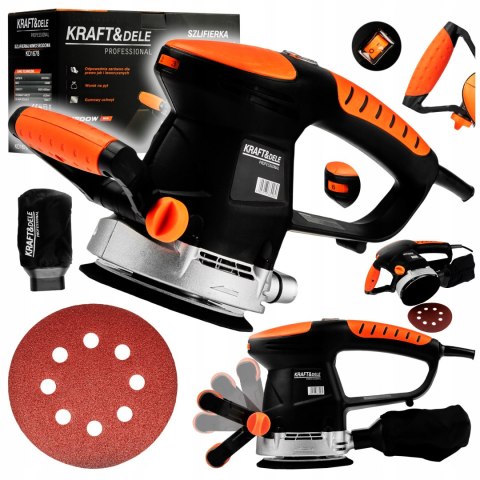 Szlifierka Mimośrodowa Sieciowa Kraft&Dele 1200 W 230 V 14.000 obr/min