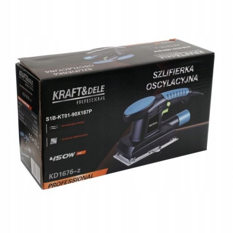 Szlifierka Oscylacyjna do Gipsu Drewna Metalu Kraft&Dele 450W 230V