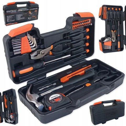 ZESTAW NARZĘDZI KLUCZE NASADOWE W WALIZCE 40 EL