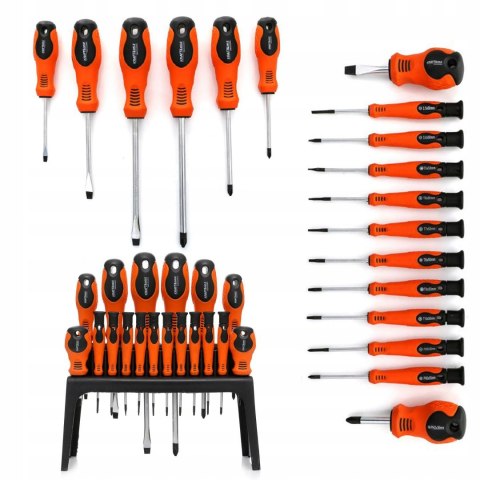 Zestaw Śrubokrętów i Wkrętaków 18 Elementów Kraft&Dele