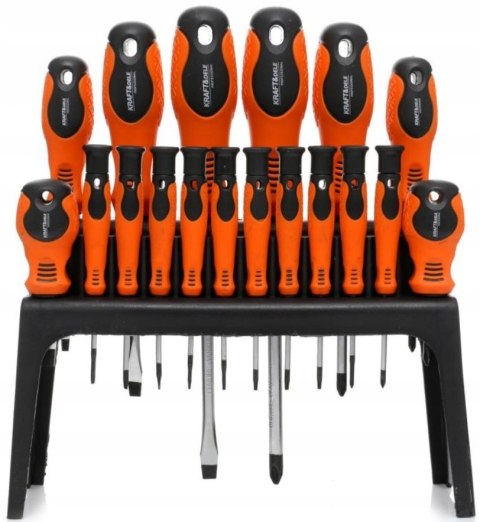 Zestaw Śrubokrętów i Wkrętaków 18 Elementów Kraft&Dele