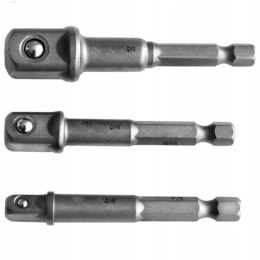 Adaptery na Nasadki 3 Sztuki 1/4