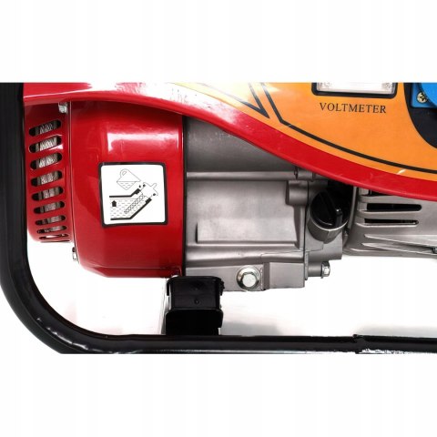 Agregat Prądotwórczy Przenośny Jednofazowy 1500W 12/230V Benzyna Kraft&Dele