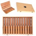 Dłuta rzeżbiarskie zestaw 12szt w walizce KD11775