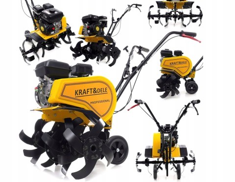 Glebogryzarka Spalinowa 162 CC Kultywator Gleby 10KM 100 cm 3000 RPM 6 Noży