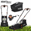 Kosiarka Akumulatorowa Elektryczna do Trawy 21V 4AH Kosz 32L Kraft&Dele