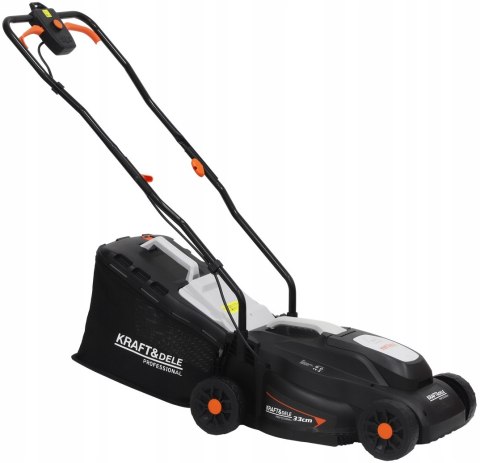 Kosiarka Akumulatorowa Elektryczna do Trawy 21V 4AH Kosz 32L Kraft&Dele