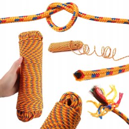 Lina Wielofunkcyjna 5 mm x 50 m Żółta Ogrodowa Namiotu KRAFT&DELE