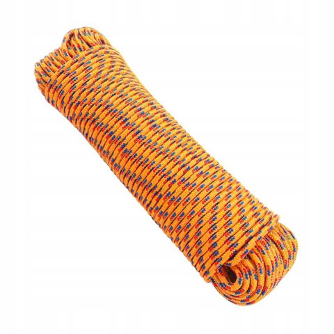 Lina Wielofunkcyjna 5 mm x 50 m Żółta Ogrodowa Namiotu KRAFT&DELE