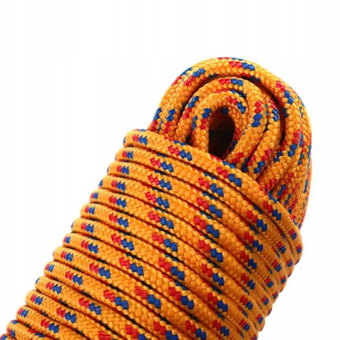 Lina Wielofunkcyjna 5 mm x 50 m Żółta Ogrodowa Namiotu KRAFT&DELE