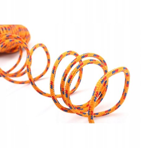 Lina Wielofunkcyjna 5 mm x 50 m Żółta Ogrodowa Namiotu KRAFT&DELE