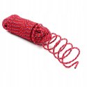 Lina Wielofunkcyjna 8 mm x 50 m Czerwona Ogrodowa Namiotu KRAFT&DELE