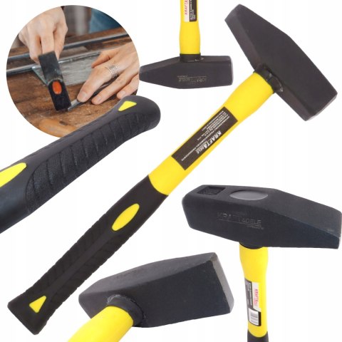 MŁOTEK MASZYNISTY 1kg FIBERGLASS 36cm 1000g