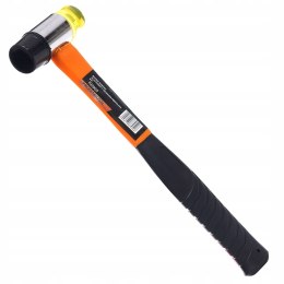 Młotek Gumowo Plastikowy 30 mm FIBREGLASS Rączką 27 cm Kraft&Dele