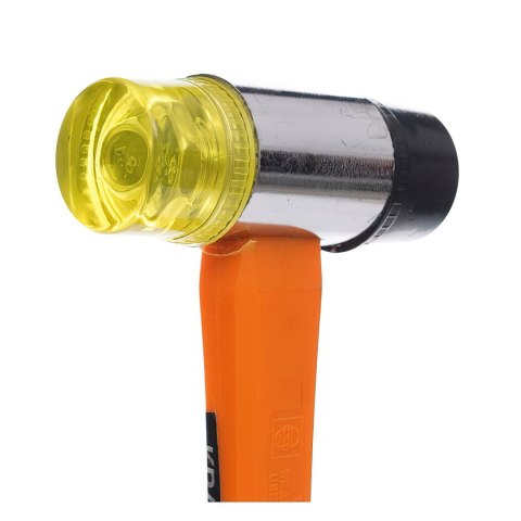 Młotek Gumowo Plastikowy 30 mm FIBREGLASS Rączką 27 cm Kraft&Dele