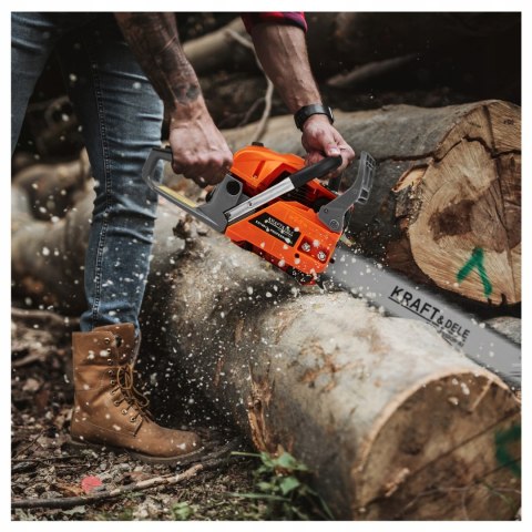 PIŁA SPALINOWA PILARKA ŁAŃCUCHOWA 5,9km 2x łańcuch/prowadnica Mocna XXL