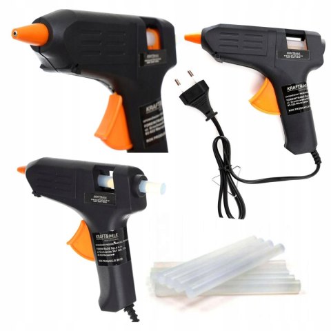 Pistolet do Kleju na Gorąco Kraft&Dele 7 Wkładów 20W 70 °C