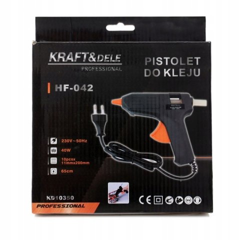 Pistolet do Kleju na Gorąco Kraft&Dele 7 Wkładów 40W 200 °C