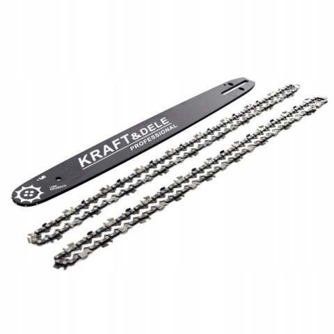 Prowadnica 16"/40cm + 2 łańcuchy do Piły Kraft&Dele KD10152