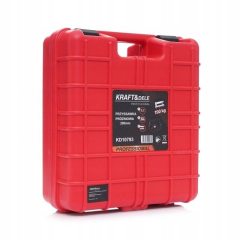 Przyssawka Próżniowa do Szyb Uchwyt Antypoślizgowy 200mm 120 kg Kraft&Dele