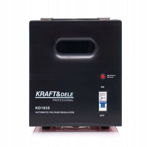 Stabilizator Napięcia Jednofazowy AVR 5000VA 230V 140V~260V Kraft&Dele