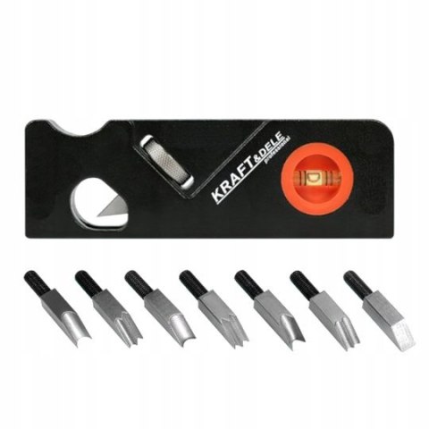 Strug Stolarski Ręczny do Fazowania Krawędzi 7 Ostrz Kraft&Dele