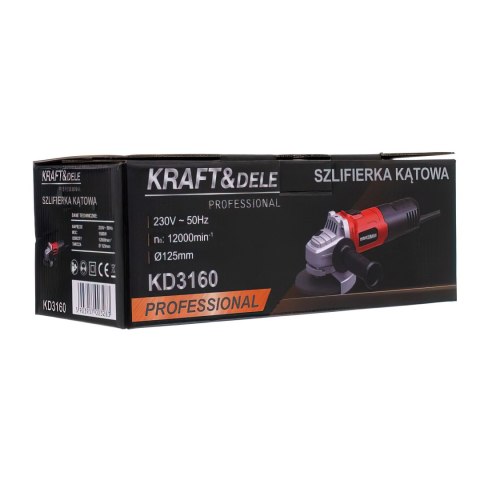 Szlifierka Kątowa Flexa Kątówka 230V 1500W Tarcza 12000 RPM Kraft&Dele