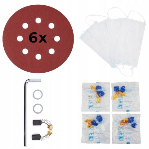 Szlifierka do Gipsu Sieciowa 230V 1800 W Podświetlenie LED Kraft&Dele