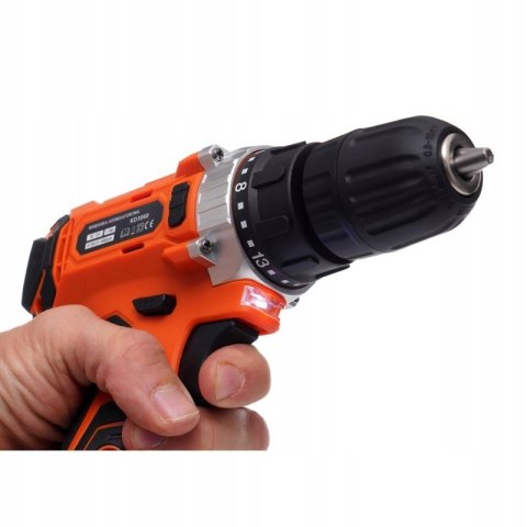 WKRĘTARKA WIERTARKA AKUMULATOROWA 20V LI-ION 2X AKU LCD WALIZKA KD3067