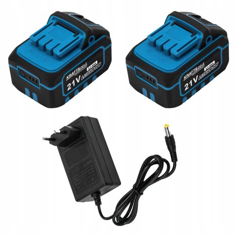 Wiertarko Wkrętarka Akumulatorowa Kraft&Dele 21V 2Ah 2x Bateria Zestaw