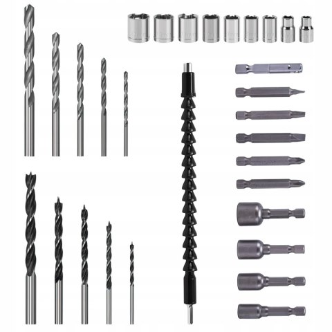 Wiertarko Wkrętarka Akumulatorowa Kraft&Dele 21V 2Ah 2x Bateria Zestaw