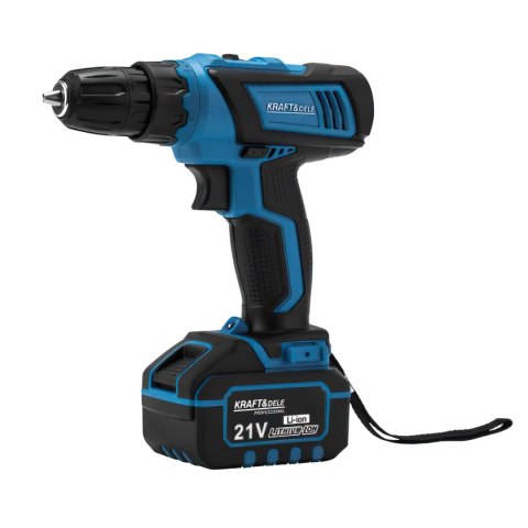 Wiertarko Wkrętarka Akumulatorowa Kraft&Dele 21V 2Ah 2x Bateria Zestaw