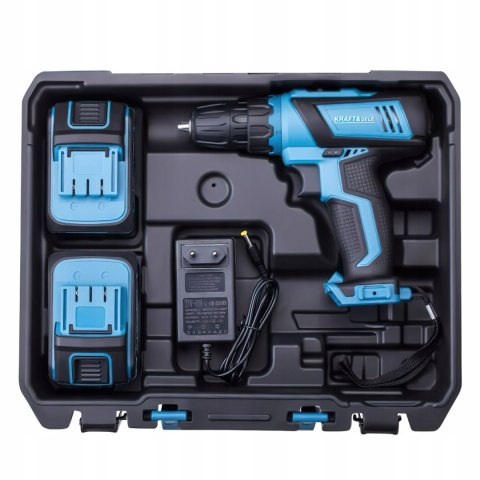 Wiertarko Wkrętarka Akumulatorowa Kraft&Dele 21V 2Ah 2x Bateria Zestaw