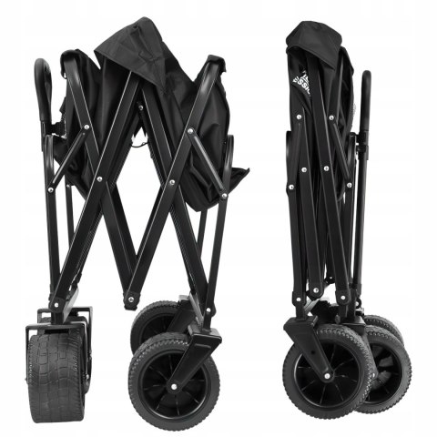 Wózek Transportowy Turystyczny Ogrodowy Składany 160 L Kraft&Dele