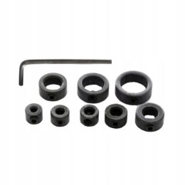 ZESTAW OGRANICZNIKÓW DO WIETREŁ + IMBUS 3-16MM 9 ELEMENTÓW KRAFT&DELE